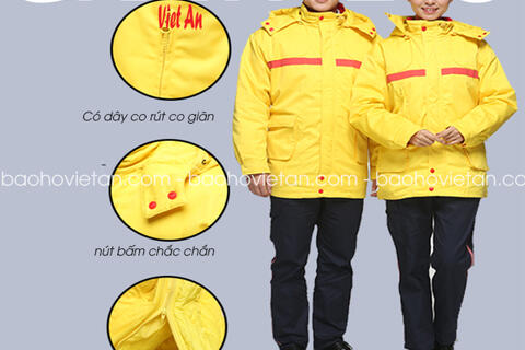 Quần Áo Kho Lạnh Việt An Âm 40 Độ Màu Vàng QAKLVA08