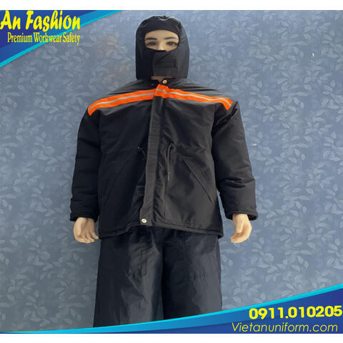 Quần Áo Kho Lạnh Xanh Đen Có Lông Âm 40 Độ VA51